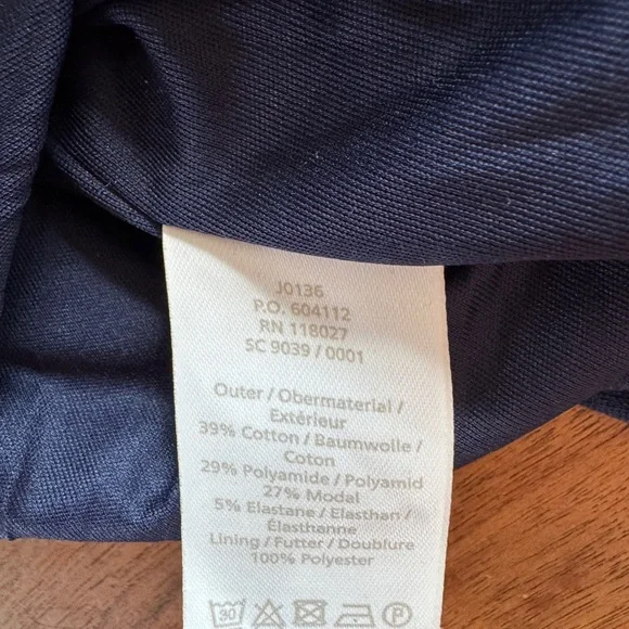 NWT Boden Annette Ponte Navy & Red Dress w 3/4 Sleeves Sz 10 US Dress like Kate! - Picture 15 of 15